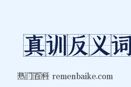 俶真训反义词是什么意思的图片
